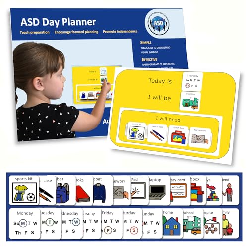Agenda visuel en plastique anglais planning mensuel et hebdomadaire