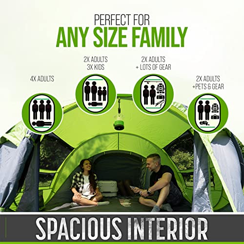 Tenda Pop-up Fácil, Resistente À Água, Leve, Portátil, Barraca De Acampamento, Configuração Automáti