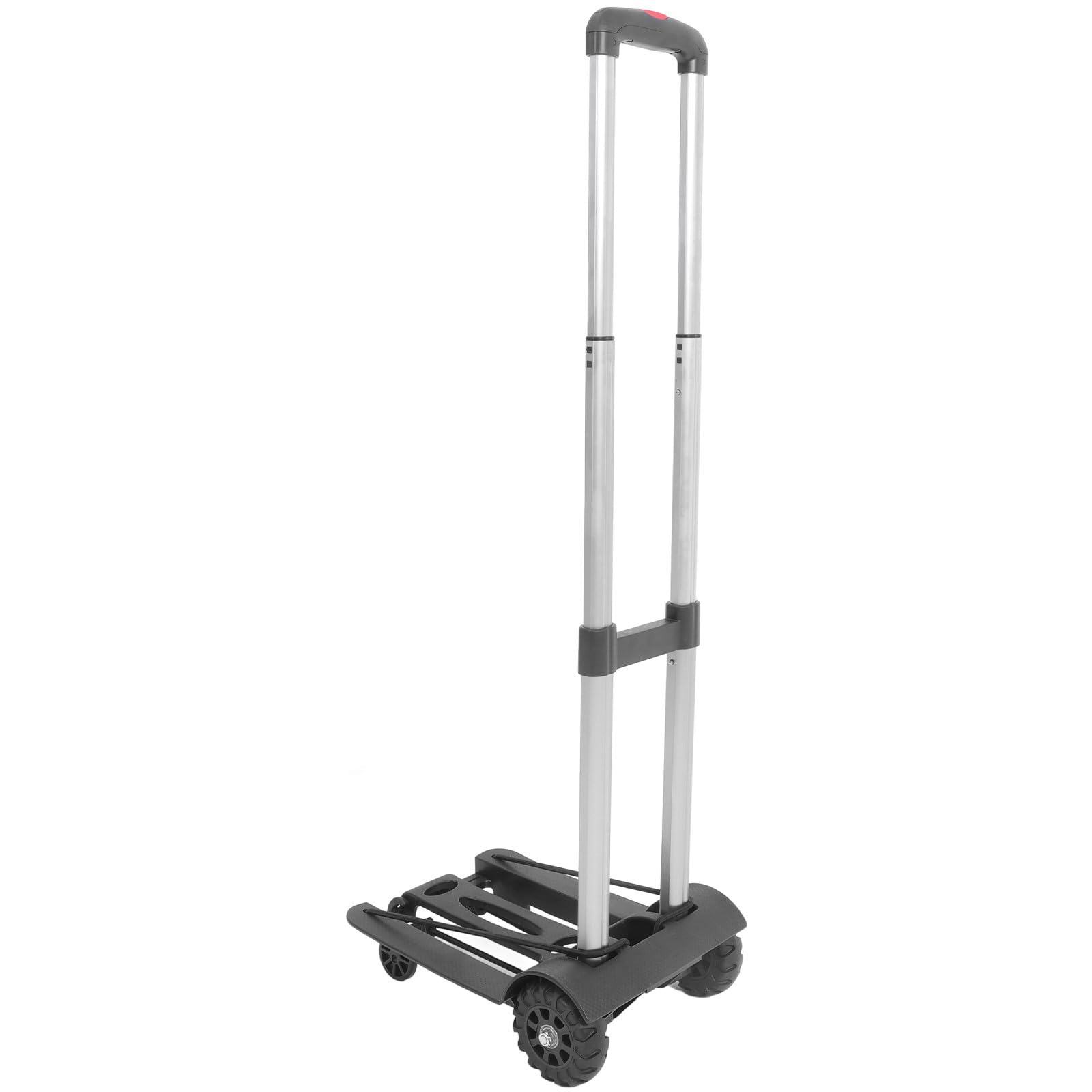 Carrito de Equipaje Plegable con Ruedas Resistente para Casa y Viajes, Estructura de Aleación de Aluminio y Plástico, Ligero y Fácil de Transportar