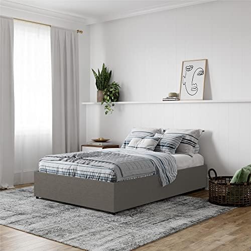 DHP Maven Upholstered Platform Bed for Raised Mattress Support wi...