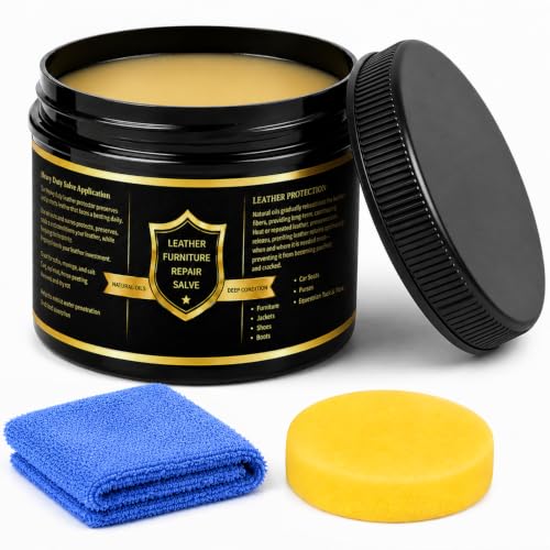 FAVIRZCE Leather Conditioner for Couch: Restores Shine, Softness, Protects