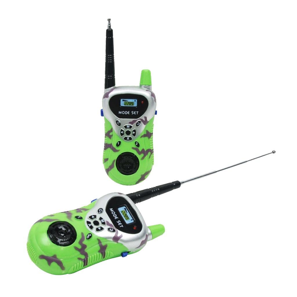 SYDL 2X Green Color Electronic Walkie Talkie, Kids Outdoor Communication Toy, Two Way Radio| Other Educational Toys| Educational - Image 3 thumbnail