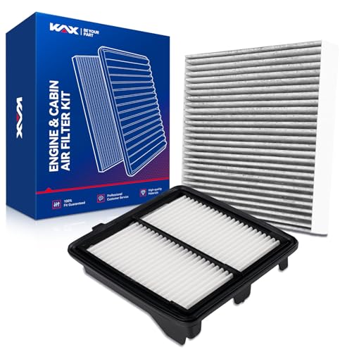 KAX Engine & Cabin Air Filter Kit, Replacement for Honda