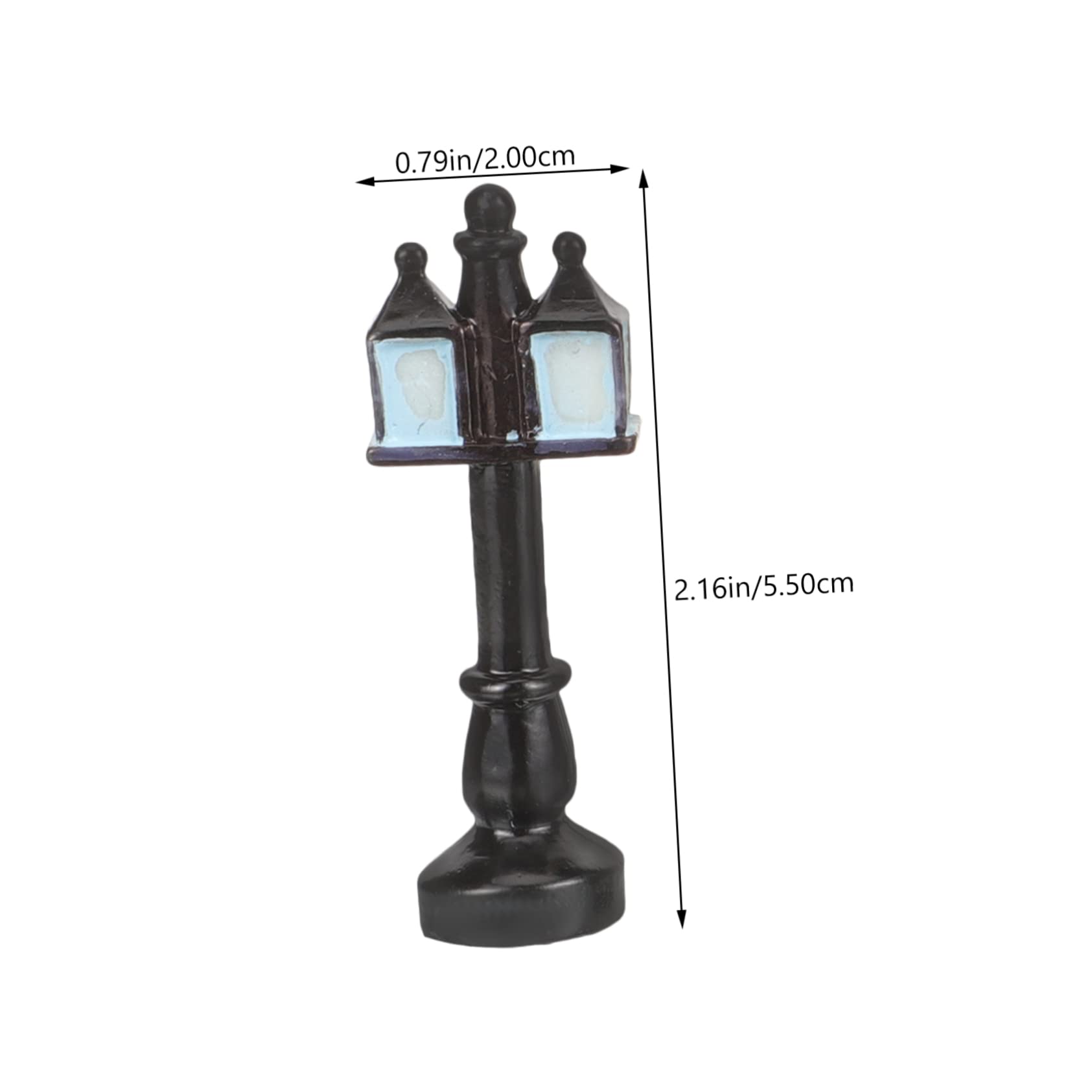 HAKIDZEL 1Set Miniature Lamp Model Creative Micro Landscape Accessories for Crafts Unique Decorative Figurines for Gardens Realistic Lighting Designs