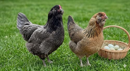 6 Barnyard Mix Chicken Hatching Eggs By Fox Peak Outdoor Supply LLC. (Over 20+ Breeds of Chickens)