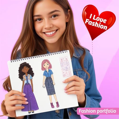 The Scholar Ant FDSB10001 Fashion Dresses Design Sketchbook thumb #4