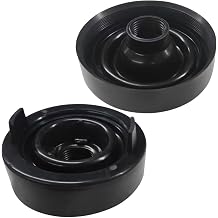 Craedli 2PCS Car Headlight Dust Caps, 80mm Rubber H4 LED Light Bulb Sealing Cover, Universal Water-Resistant Automotive Headlamp Protective Accessories Replacement for Cars, Trucks, SUVs Black