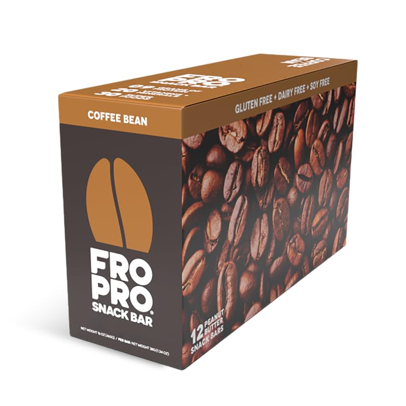 Miniatura 3 de FROPRO Plant Protein Snack Bars - Organic Plant Based Protein Bars, All-Natural, Gluten, Dairy, & Soy Free, High Protein Bars with Low Calories