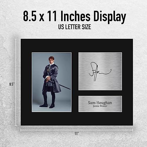 HWC Trading Sam Heughan Outlander Gifts Printed Signed Autograph Picture for TV Show Fans - US Letter Size by HWC Trading - Used condition - Image 2