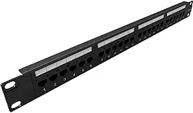 Patch Panel 24 Portas Cat6 Utp Certifica Fluke Rj45