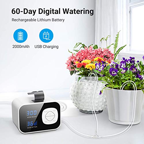 Kollea Reliable Automatic Watering System, Christmas Tree Plant Self Watering System Automatic Drip Irrigation Kit with 60-Day Programmable Timer, Indoor Irrigation System for Potted Plants - Image 5