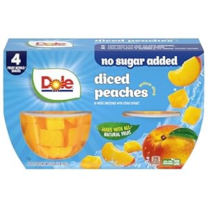 Dole Diced Peaches with No Sugar Ad...