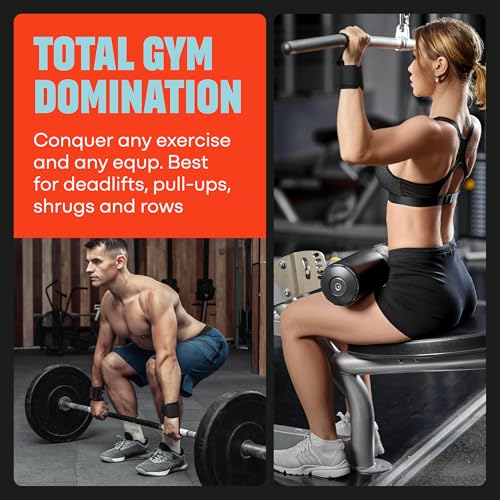 Mava Sports Heavy Duty Weightlifting Hand Grip Power Hooks with Wrist Straps for Pull-ups and Deadlifts Weight Lifting Hooks for Men and Women, Ideal for Power Weightlifting and Gym Workouts by Mava Sports - Image 5