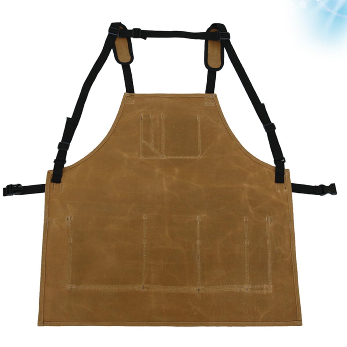 Delantal de Cocina de Lona Pu Ajustable, Resistente al Aceite para Hogar