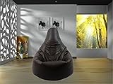 ❤Silla Classic Gaming Canvas negra: prepárese para relajarse en nuestra bolsa de frijoles.