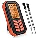 Produktbild Kabelloses Küchenthermometer Fleischthermometer mit 2 Sonden Grillthermometer bis zu 80 Meter für Ofen, Grill, Küche, BBQ, Rotisserie
