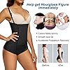 RDSIANE-womens-shapewear-bodysuit-Latex-Waist-Trainer-Full-Body-Shaper-Zipper-Tummy-Control-Corset-Stomach-Body-Girdles RDSIANE Shapewear Bodysuit for Women Latex Waist Trainer Full Body Shaper Zipper Tummy Control Corset Stomach Body Slimming Girdles (Black, Medium)