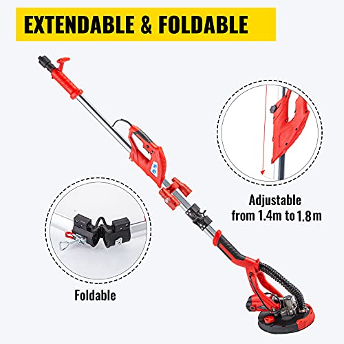 Ponceuse à Disque Pour Cloisons Sèches, Ponceuse électrique 1250 W Avec