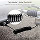 BOTEWO 13-Polig Anhänger Verlängerungskabel Adapter: 2m Anhänger Adapter Verlängerungskabel Spiralkabel mit 13 Poliger Anhängerstecker für Auto LKW RV Wohnwagen (Schwarz)