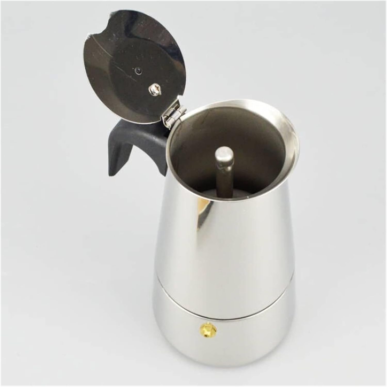 Coffee Maker 2/4/6/9 Cup Moka Coffee Maker Pot Stainless Steel Espresso Maker Latte Italian Stovetop Filter Mocha Moka Coffee Pot for Barista (Color : 450ml)