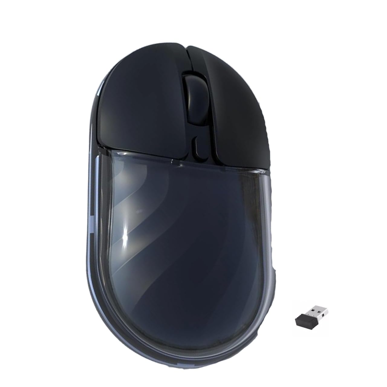 JeDEL WD142 Wireless Bluetooth Rechargeable Mouse, top view