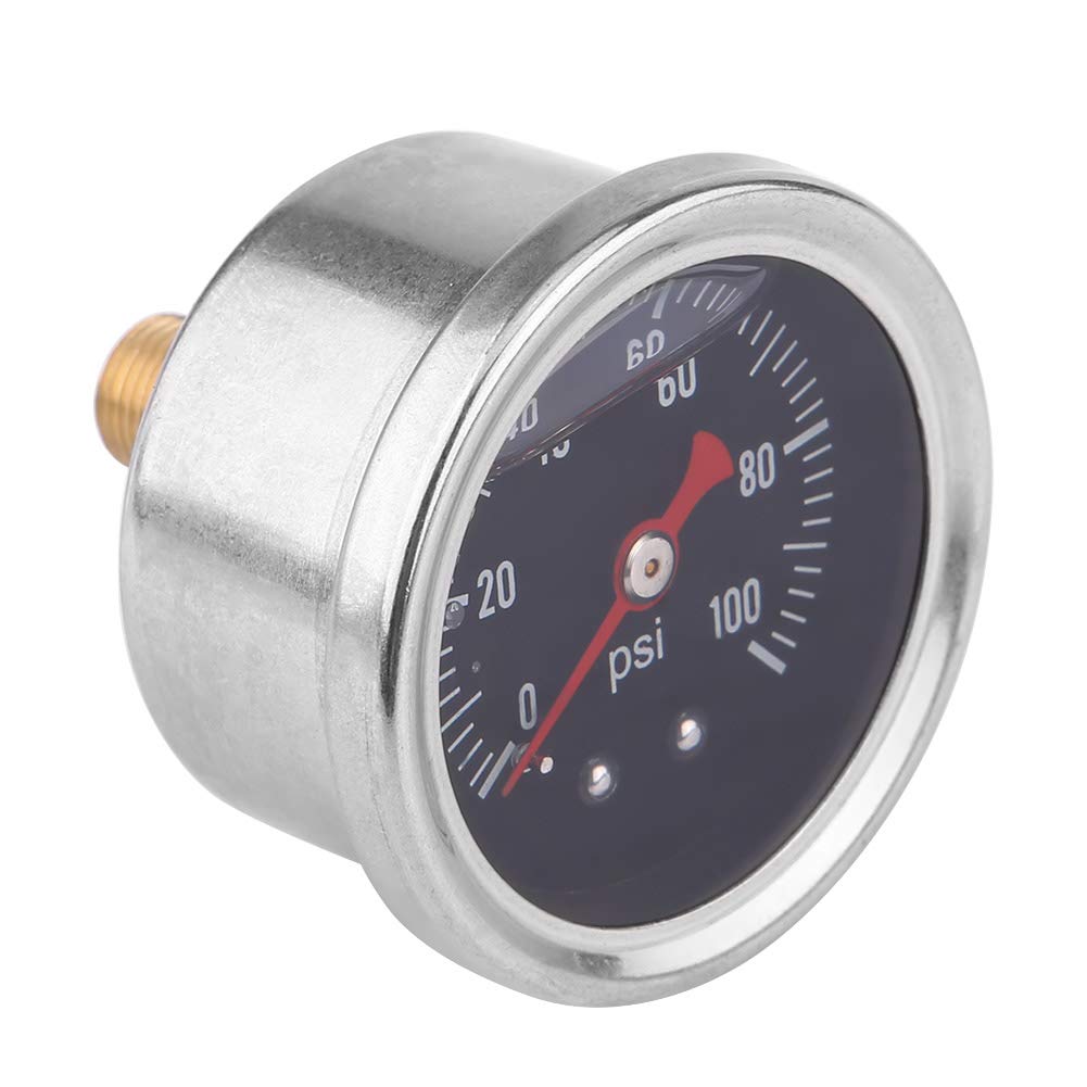 Kit regulador de presión de gasolina ajustable universal, medidor de aceite 0-100psi AN 6