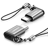 UGREEN Type C Micro USB アダプタ USB C to マイクロ USB オス – メス 急速充電 Quick Charge対応 Xperia XZ、MacBook Pro、Galaxy S8 S8 Plus、HUAWEI P10、P10 Plus、Nexus 5X 6P等に対応 2個入り