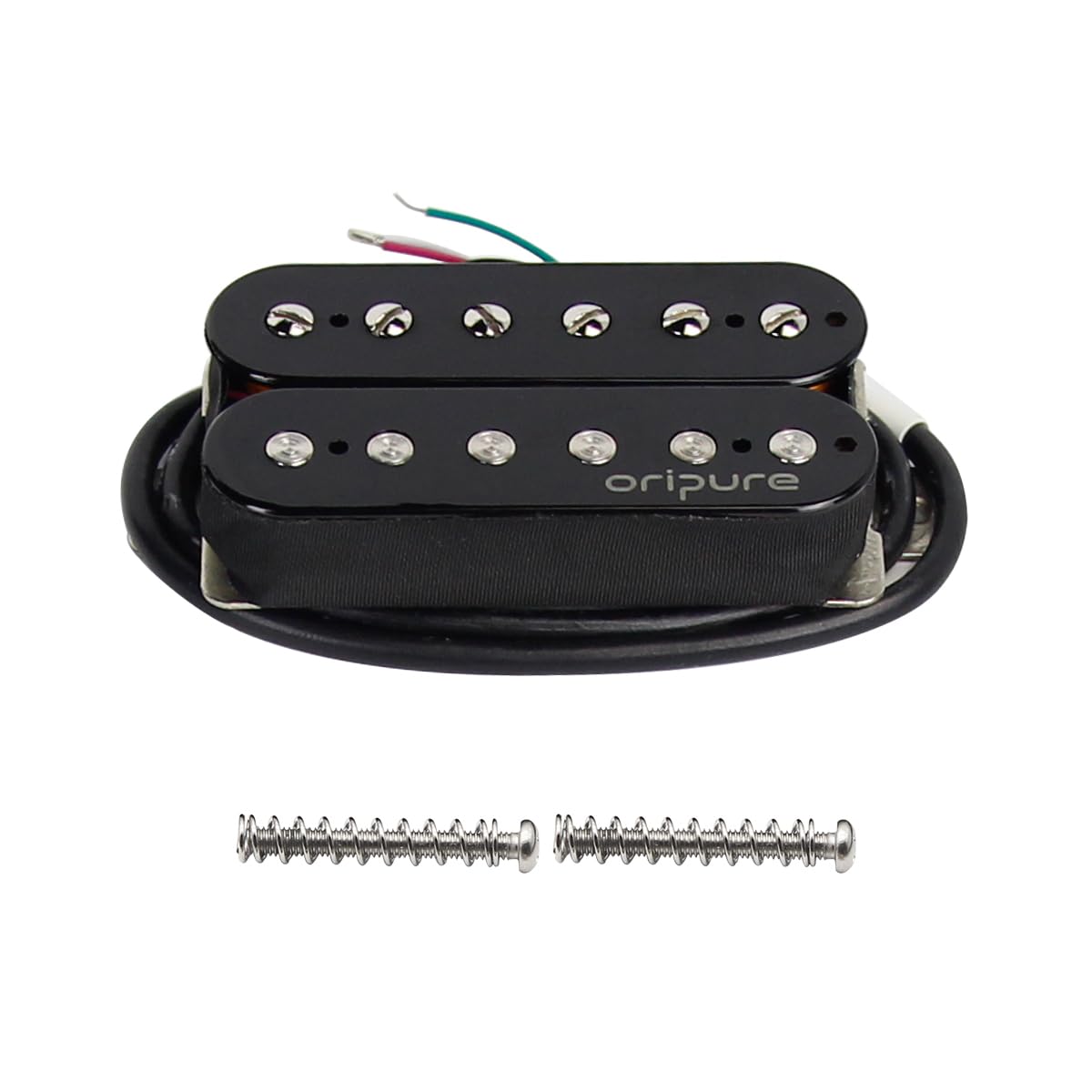 OriPure ALNICO 5 Humbucker Tonabnehmer Set schwarz Hals Brücke