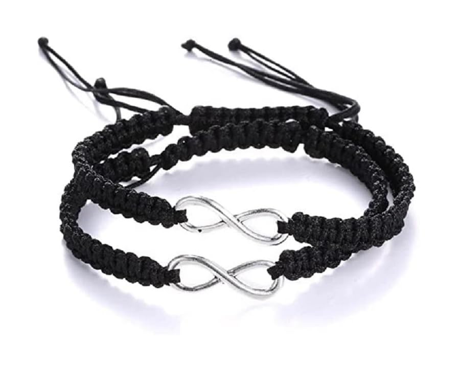 ARTIFICIAL TREE Infinity Black Thread Bracelet | Nazar Battu | Adjustable for Women, Girls, Men & Boys - 2 Piece Set (AT GIRLS BRCT 070) (B0CTD5DWJ7) Amazon Price History, Amazon Price Tracker
