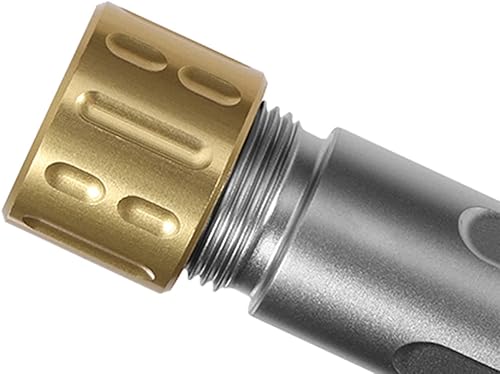 Vista 87 de NDZ Performance Protector de rosca de barril de 1/2x28 pulgadas de aluminio anodizado y acero inoxidable Cerakote o PVD con junta tórica, fabricado