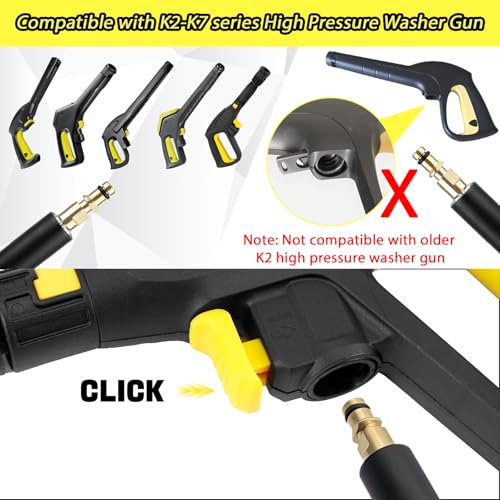 Tuyau haute pression 10m idéal pour nettoyer terrasse et auto Kärcher