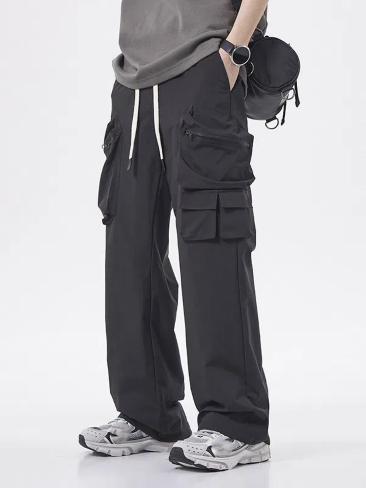 Tuta Multi-Tasca in Stile Americano per Gli Uomini, Pantaloni Casual retrò Sportivi Primavera ed Estate per Le Coppie