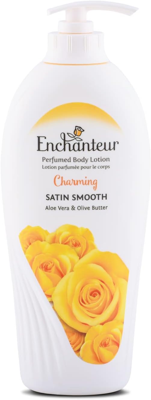 Charming Perfumed Body Lotion with Aloe Vera and Olive Butter 500 ml