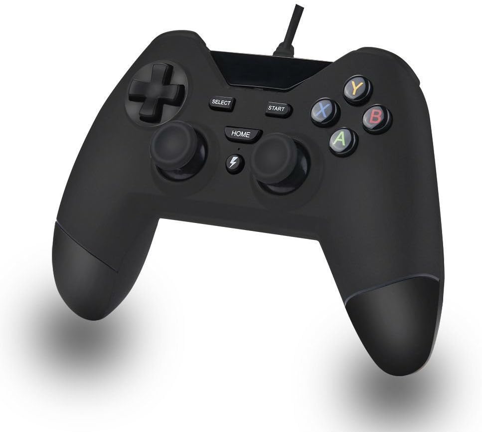 USB Wired Gaming PC Controller for Computer Laptop (Windows 10/8.1/8/ 7 / XP) / PS3 Plasytation 3 / Android Devices / PC360 / Steam Game TV Box Game with Dual Turbo Vibration by IHK