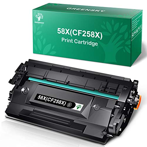 GREENSKY Compatible Toner Cartridge Replacement for HP 58X CF258X Toner for Laserjet Pro MFP M428fdw M404dn M404n M428fdw M304 M404dw MFP M428fdn Printer Toner (Black, 1 Pack)