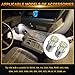YUPIKJI 2PCS 1156 LED Bulb, Led Bulb Reverse Light, 12V 6000K 54SMD Single Contact Super Bright Reverse Lights, Car Super Bright 7506 BA15S P21W 1141 LED Replacement Bulbs for Backup Reverse Light