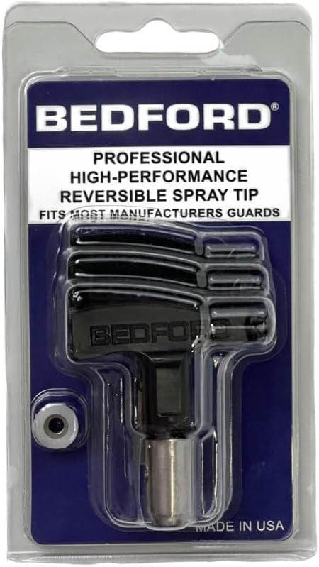 Bedford Precsion 33-7321-3 Reversible Tip -.021" Orifice 6-8", Replacement for Graco RAC 5 and Titan, 3 Pack
