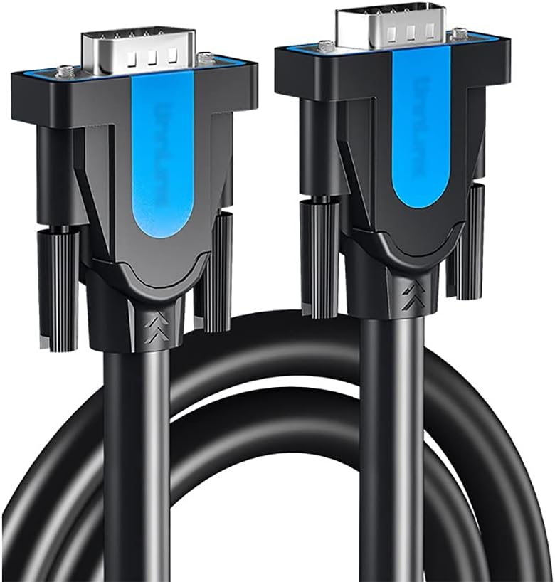 Hdmi DisplayPort VGA Monitor Cable 1080p High Resolution VGA to VGA Cable for Projectors HDTV Displays and More VGA Enabled Devices Computer Cables (Size : 10M) (1M)