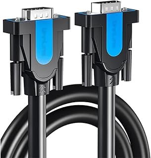 ASFD Monitor Cable VGA Monitor Cable 1080p High Resolution VGA to VGA Cable for Projectors, HDTV, Displays and More VGA Enabled Devices Cable (Size : 1.5M)