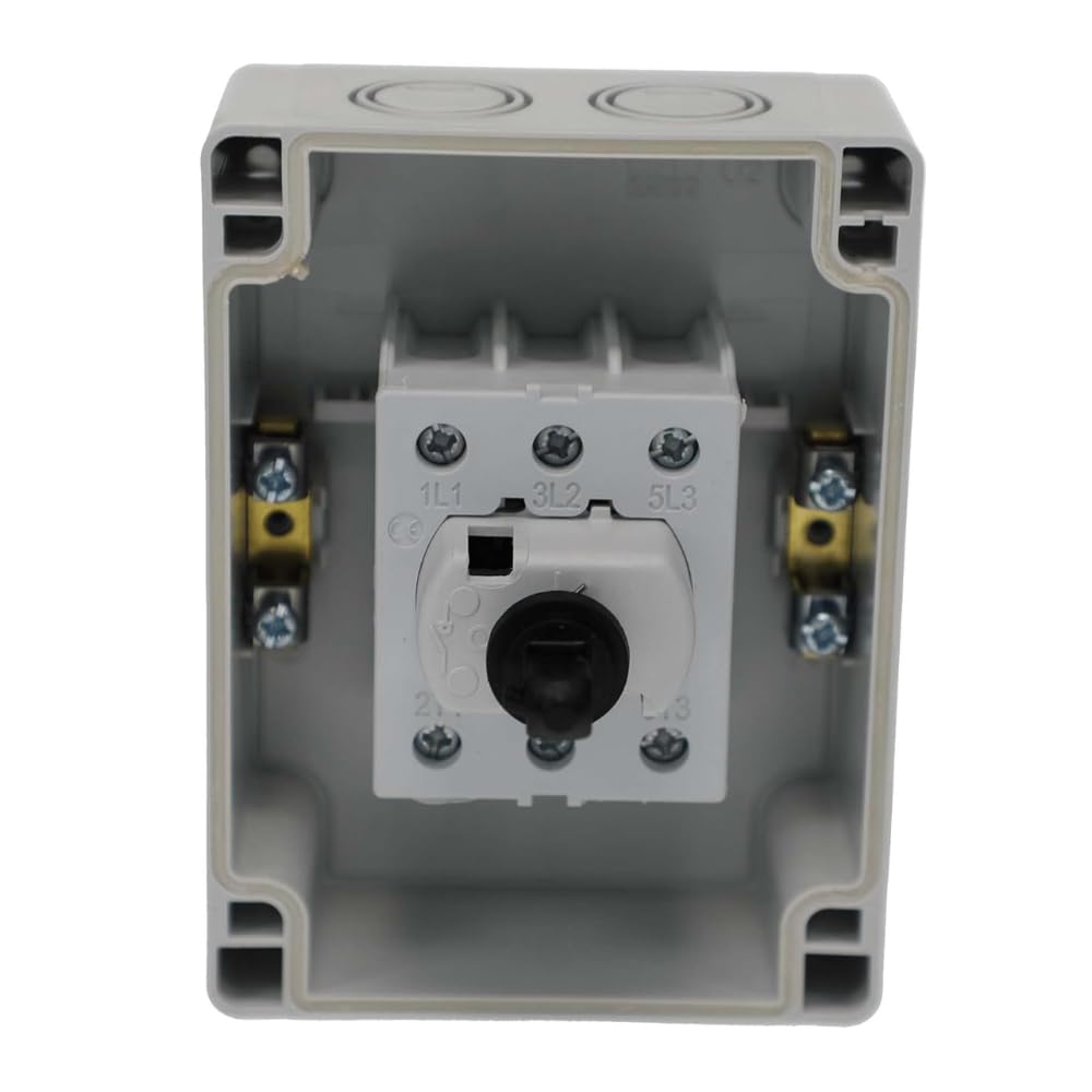 KEM325UL Y/R Yellow / Red Handle 3 Pole 25 A Enclosed Motor Disconnect Switch - 1 item(s)