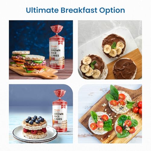 Image of Pintola Organic Brown Rice Cake Multigrain Unsalted (130g x 2) | Gluten-Free Snack | 9 Wholegrains | Low Fat | 30 Calories per Cake | Soy & Yeast Free | Healthy Snack for Weight Loss
