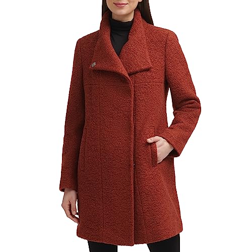 Kenneth Cole Women's Wool Blend Boucle Coat2