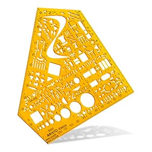 Aristo AH5050 Elektro Schablone für Elektrotechnik