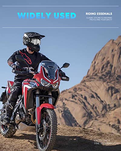 Unumac Dirt Bike Atv Goggles Adult Motorcycle Motocross Goggles With 3 Layer Soft Thick Foam, Anti Uv Windproof Dustproof Anti Fog Racing Skiing Goggles For Men Women Youth Kids (Sliver Lens) #TOP6