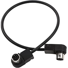 30cm Car AUX Input Adapter, CD Player Audio Cable, Toughness Replacement for, UniLink Devices, with ABSMetal Material for N333RS, DVA 7996R, CDA 9855R,