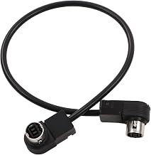 30cm Car AUX Input Adapter Audio Cable, Replacement for CD Player, Speed Data Transfer with No Sound Loss, ABS and Metal Construction, Compatible with