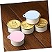 SUPVOX 3pcs Flexible Silicone Pet Food Can Lids Sealing Covers for Dog Cat Food Cans Keeps Fresh Odor Easy to Use Green Blue Pink