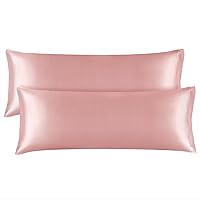 Vista 72 de BEDELITE Funda de almohada de satén para cabello y piel, súper suave similar a las fundas de almohada de seda, paquete de 4 con cierre de sobre