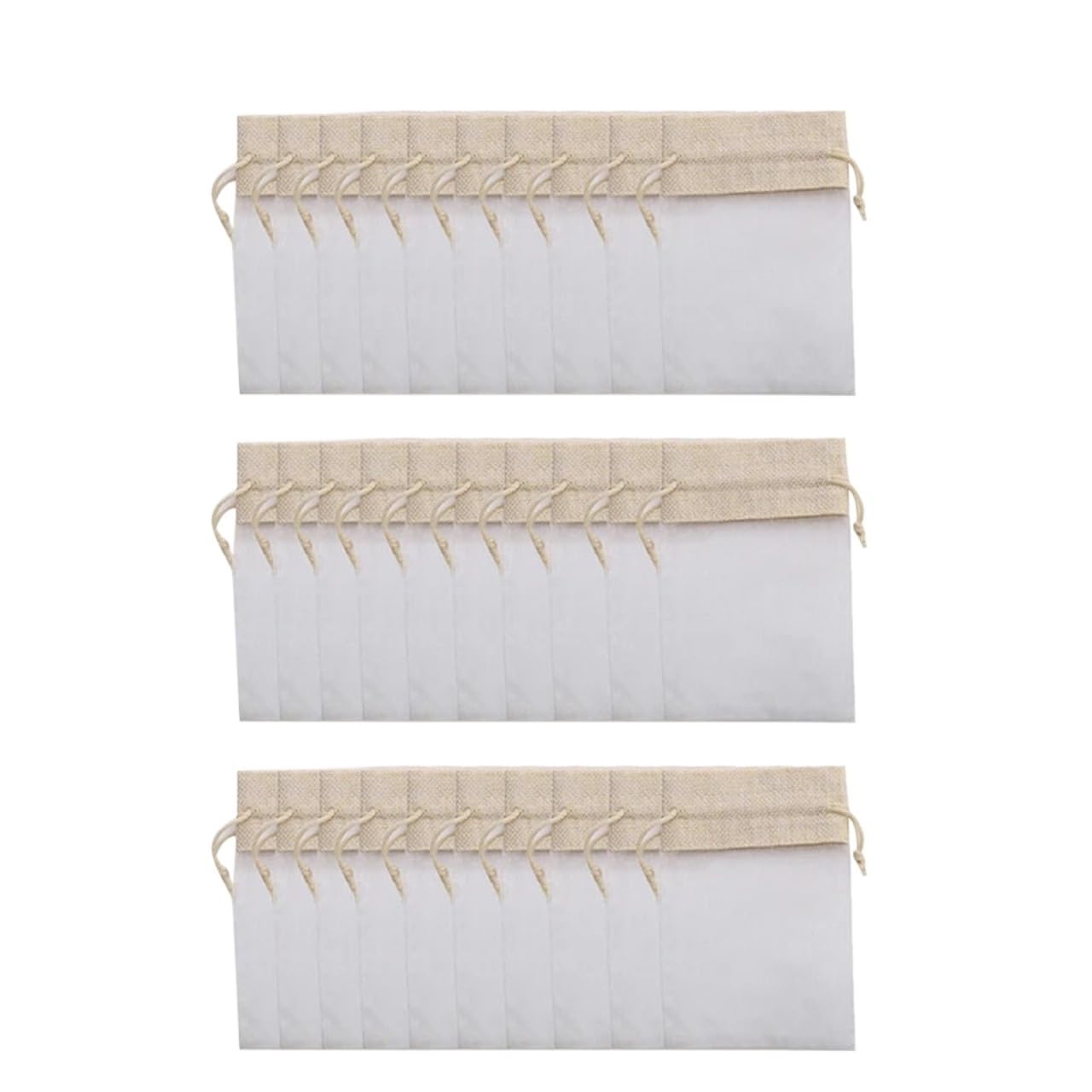 Geschenkbeutel 30 Stück kleine Geschenk-Süßigkeitstüten for Hochzeit, Festival, Party, Verpackung, Geschenktüten, Beutel mit Kordelzug, Hochzeitsgeschenke for Gäste, 10 x 15 cm