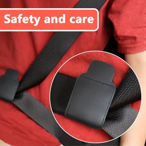 AOEVUIR 2 Pcs Sicherheitsgurt Clip, Auto Sicherheitsgurt Versteller Universal Auto Sicherheitsgurt Clip Gurtversteller zum Entspannen von Schulter und Nacken